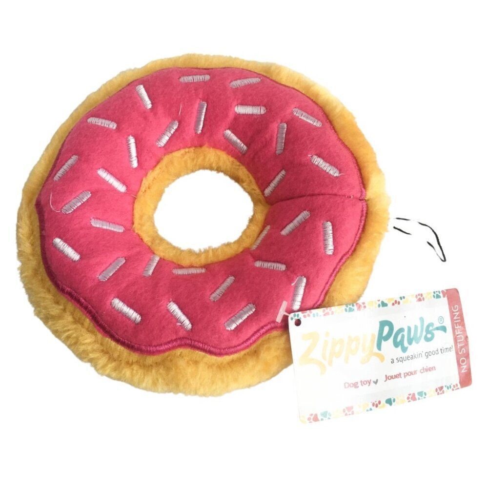 Dog Supplies - NEW ZippyPaws Jumbo Donutz Dog Squeaker Toy